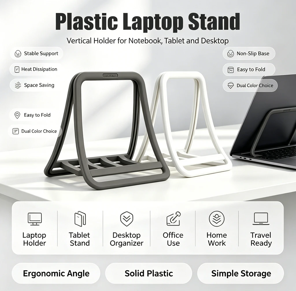 Desk Setup Mac - Soporte Vertical para Laptop, Base para