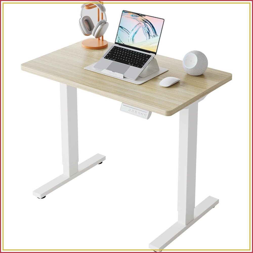 Desk Setup Height - Escritorio Eléctrico Pequeño de Altura Ajustable,