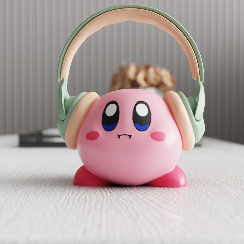 Desk Setup Home - Soporte para auriculares MSKA Kirby, figura