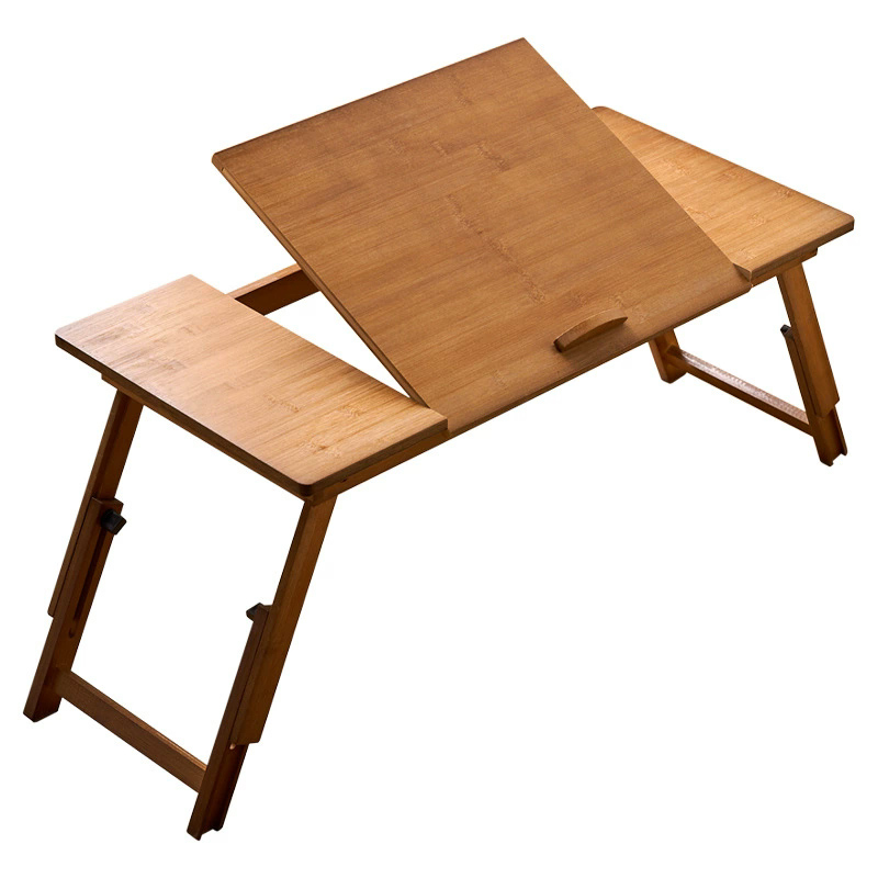 Desk Setup For Laptop - Mesa Plegable para Portátil de Bambú,
