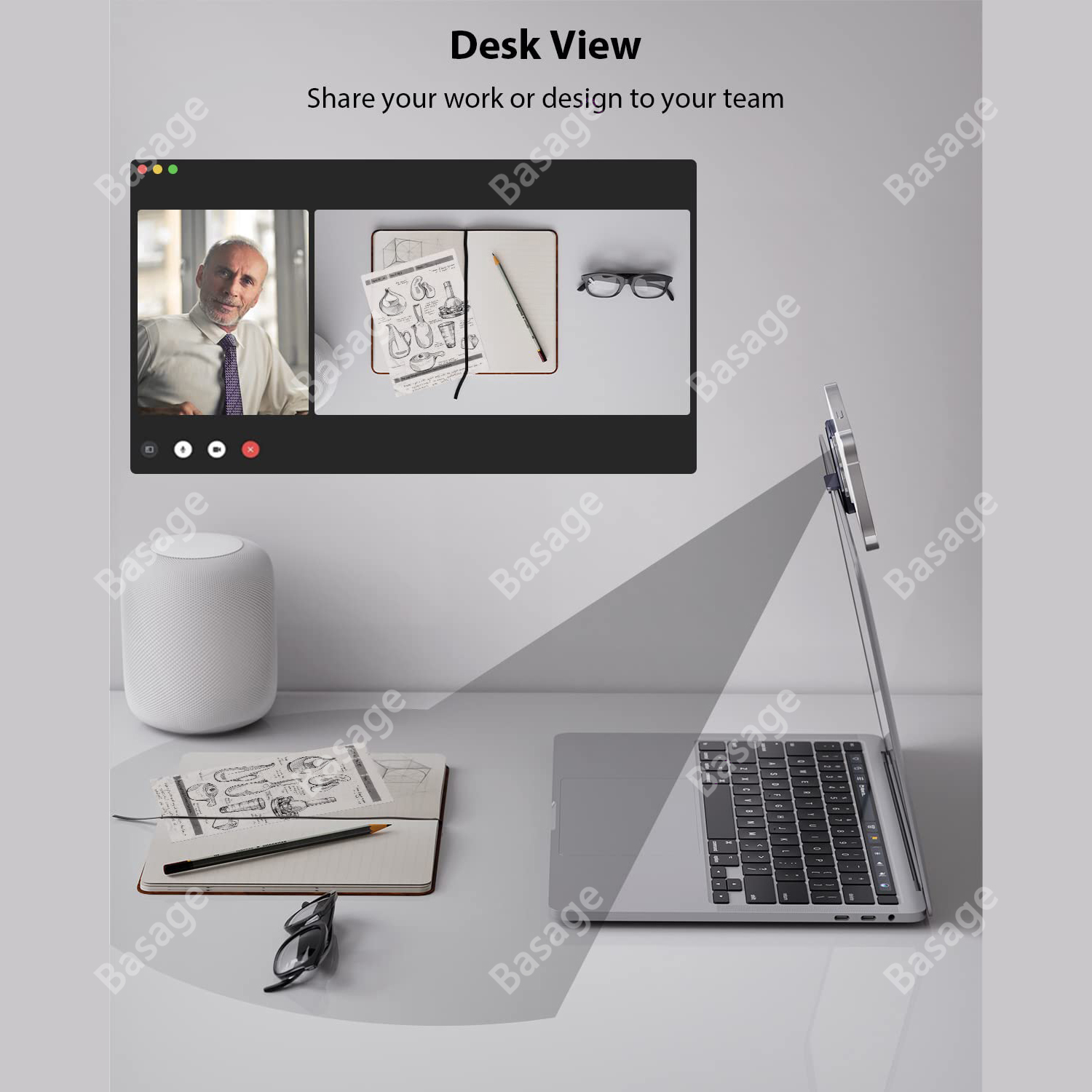 Soporte de cámara Continuity p - Desk Setup Mac reseña y precio