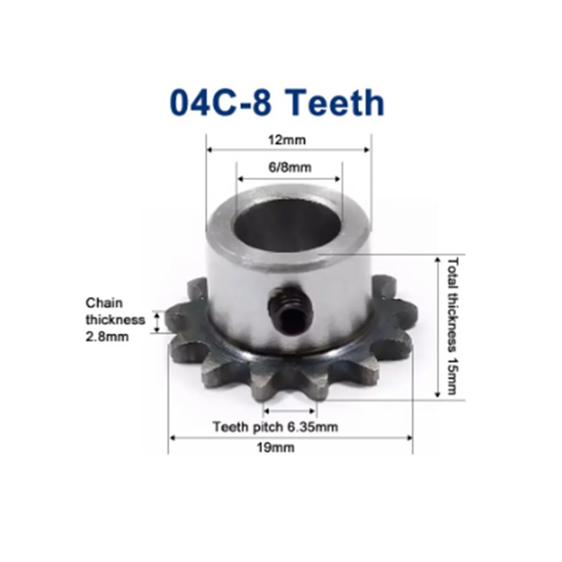 Piñón 04C 8T con Diámetro Inte - Desk Setup Gear reseña y precio