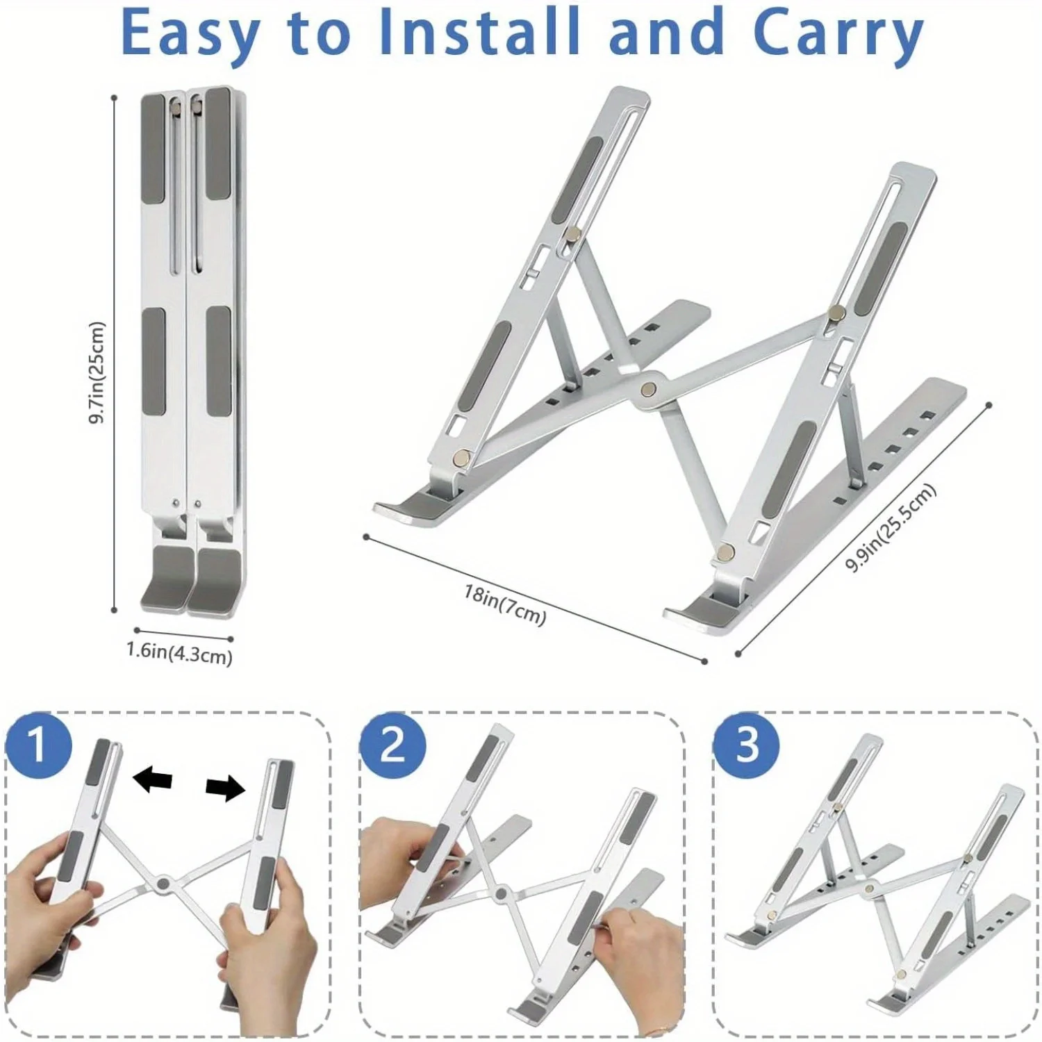 Soporte Plegable de Aluminio p - Desk Setup Mac reseña y precio