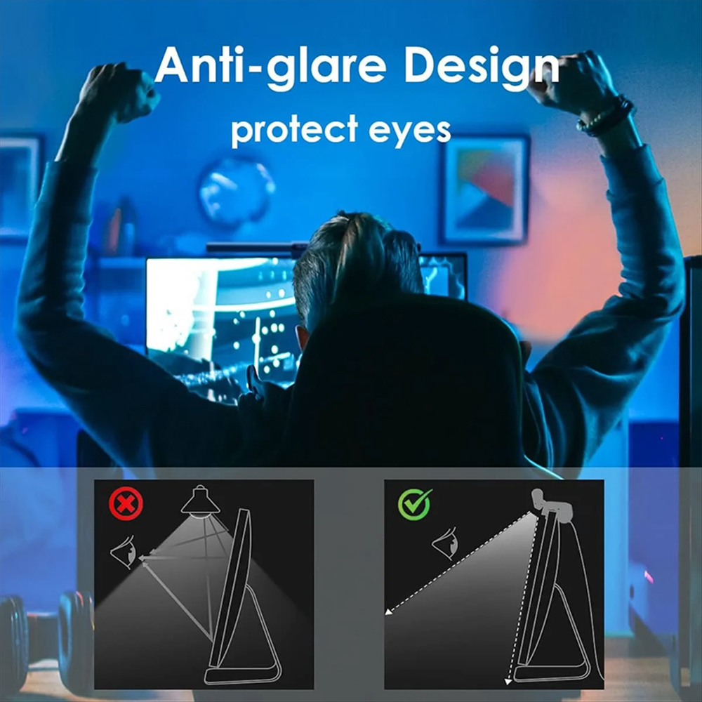 2PCS Barra de Luz RGB para Mon - Desk Setup Bedroom reseña y precio