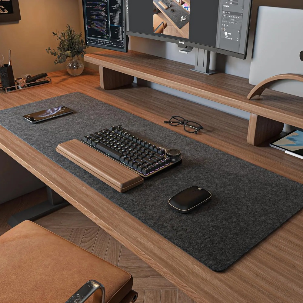 Alfombrilla de fieltro para es - Desk Setup Ergonomic reseña y precio