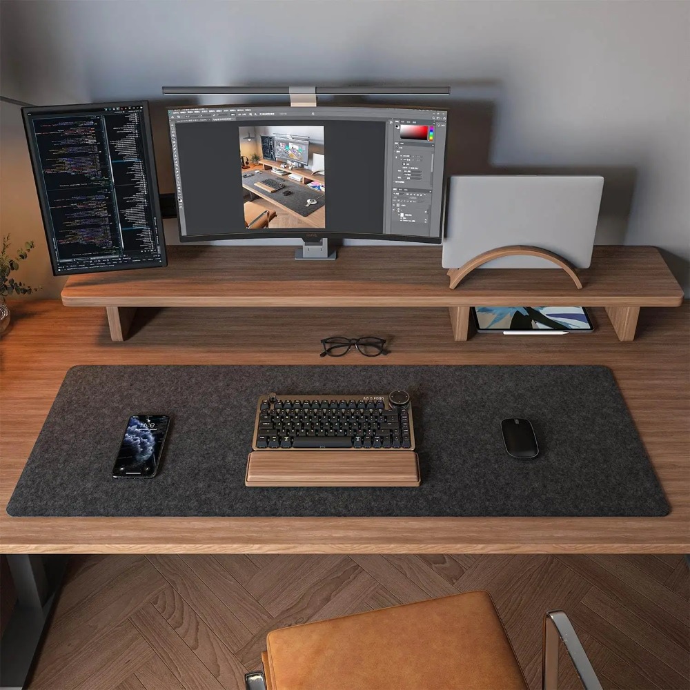 Alfombrilla de fieltro para es - Desk Setup Ergonomic reseña y precio
