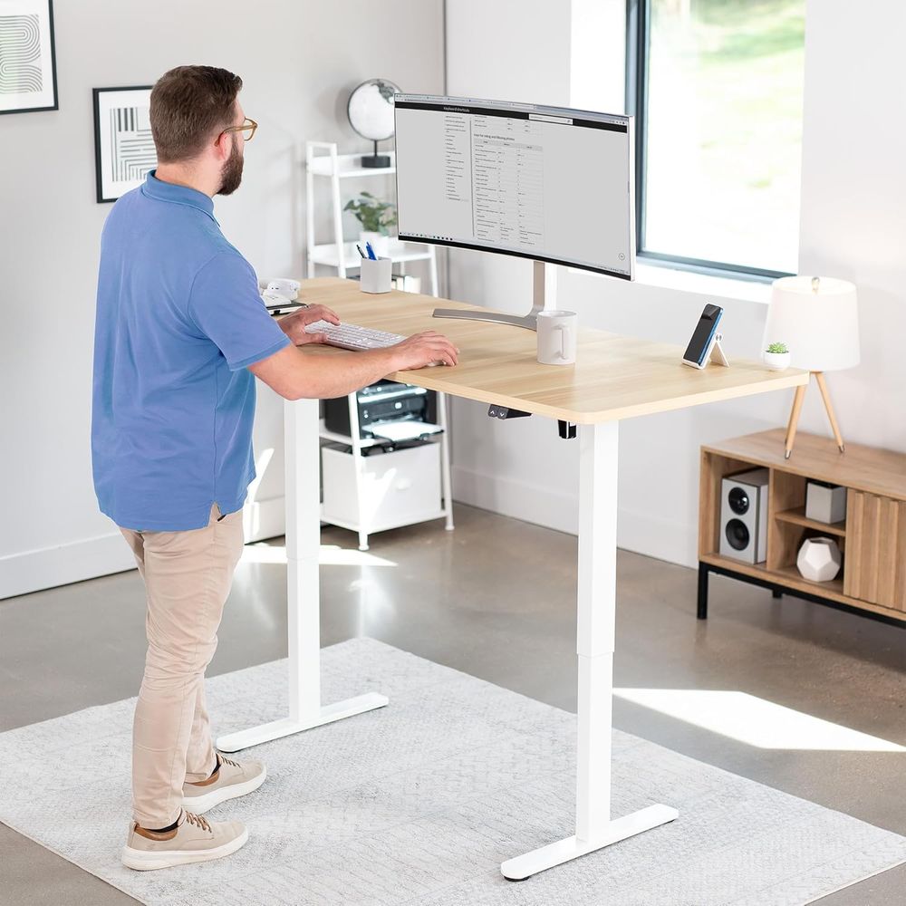 Escritorio eléctrico de 71 x 3 - Desk Setup Height reseña y precio