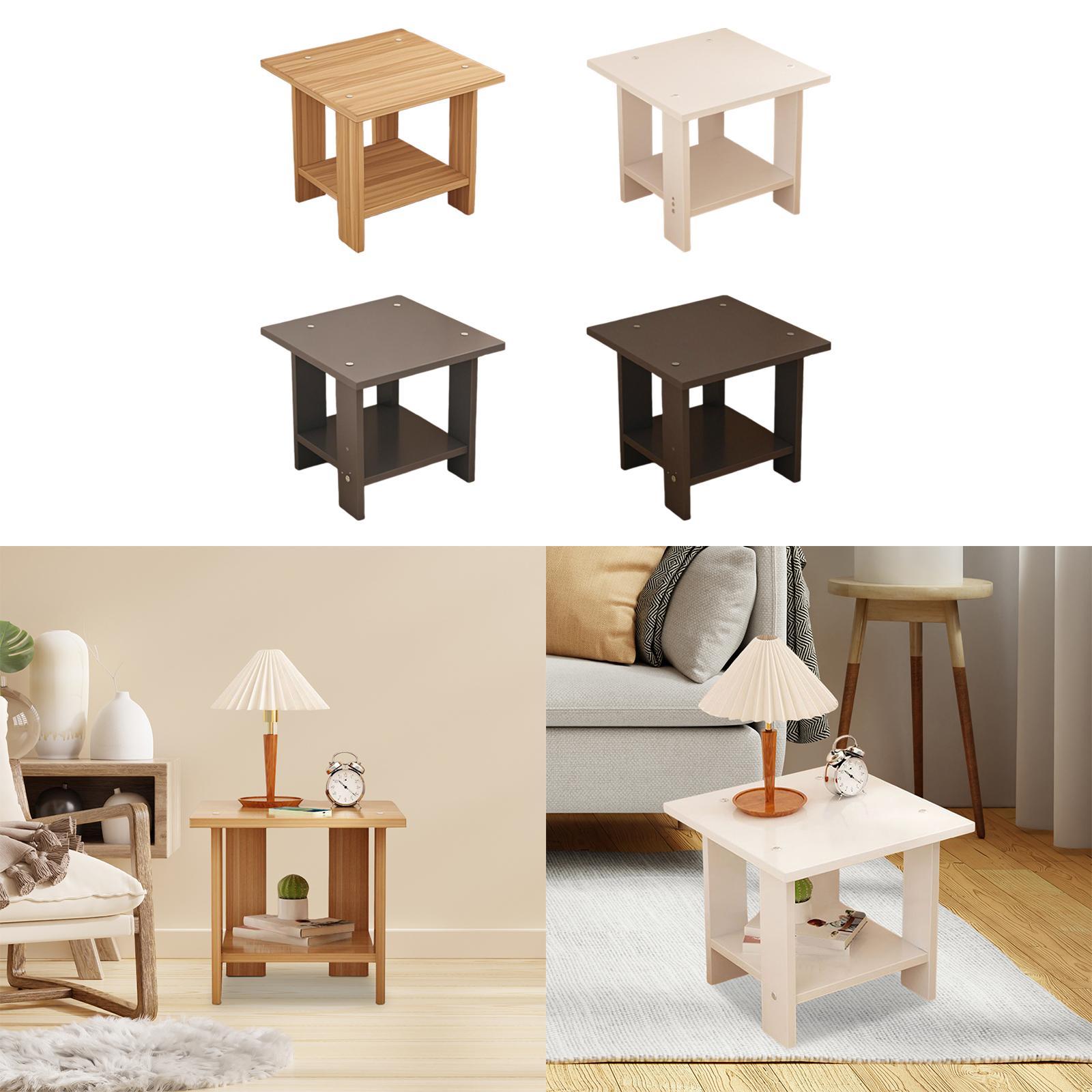 Mesa auxiliar de madera de dob - Desk Setup For Laptop reseña y precio