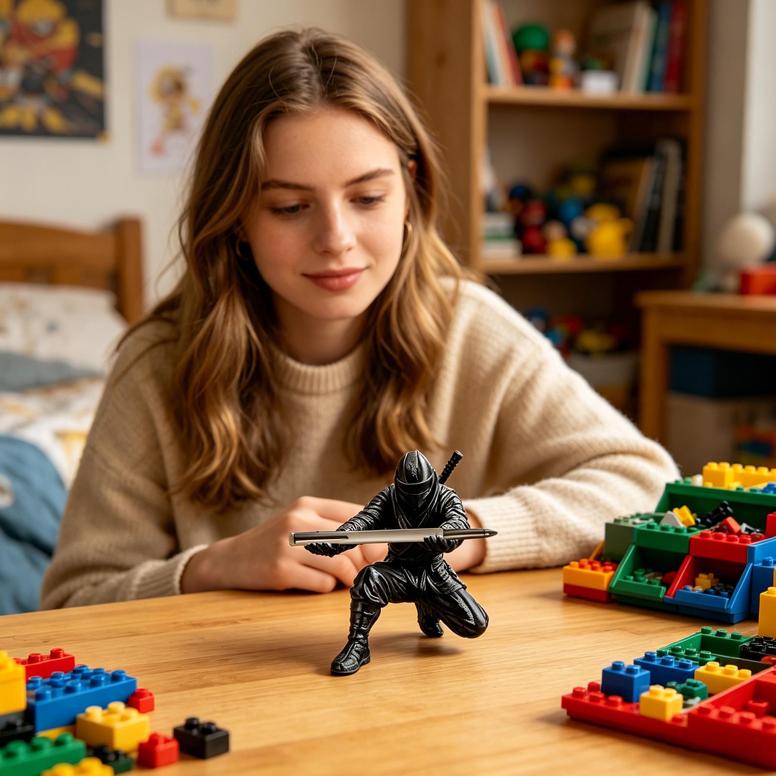 Figura de estilo ninja impresa - Desk Setup Home reseña y precio