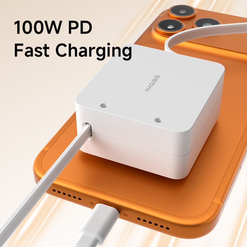 Cable USB C Retráctil Hagibis  - Desk Setup Mac reseña y precio