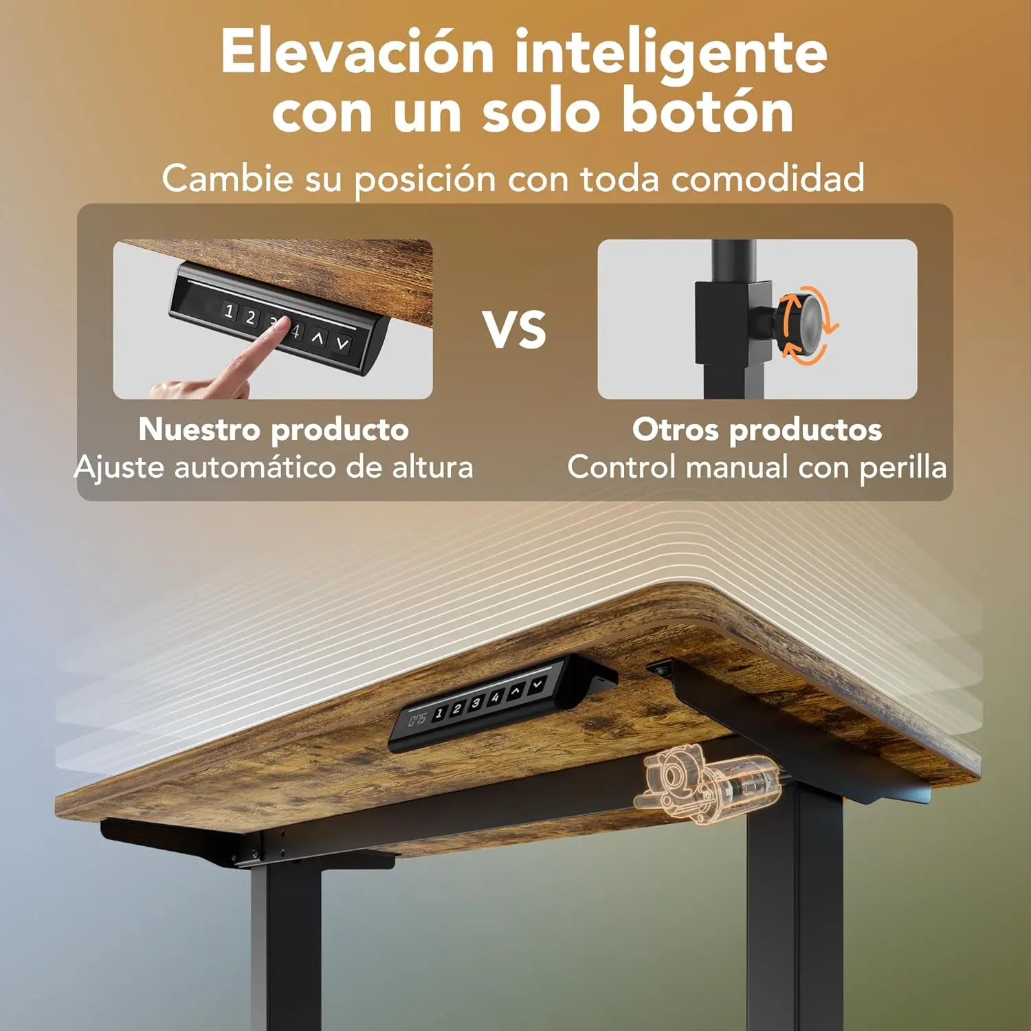 Escritorio Eléctrico HUANUO de - Desk Setup Height reseña y precio