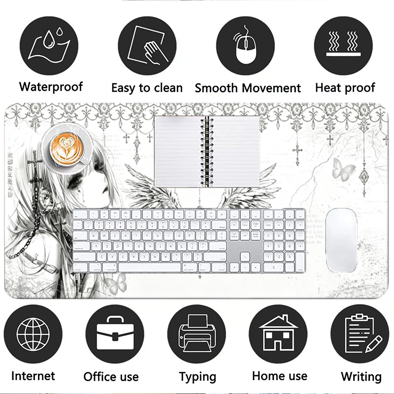 Alfombrilla de ratón de cuero, - Desk Setup Ergonomic reseña y precio