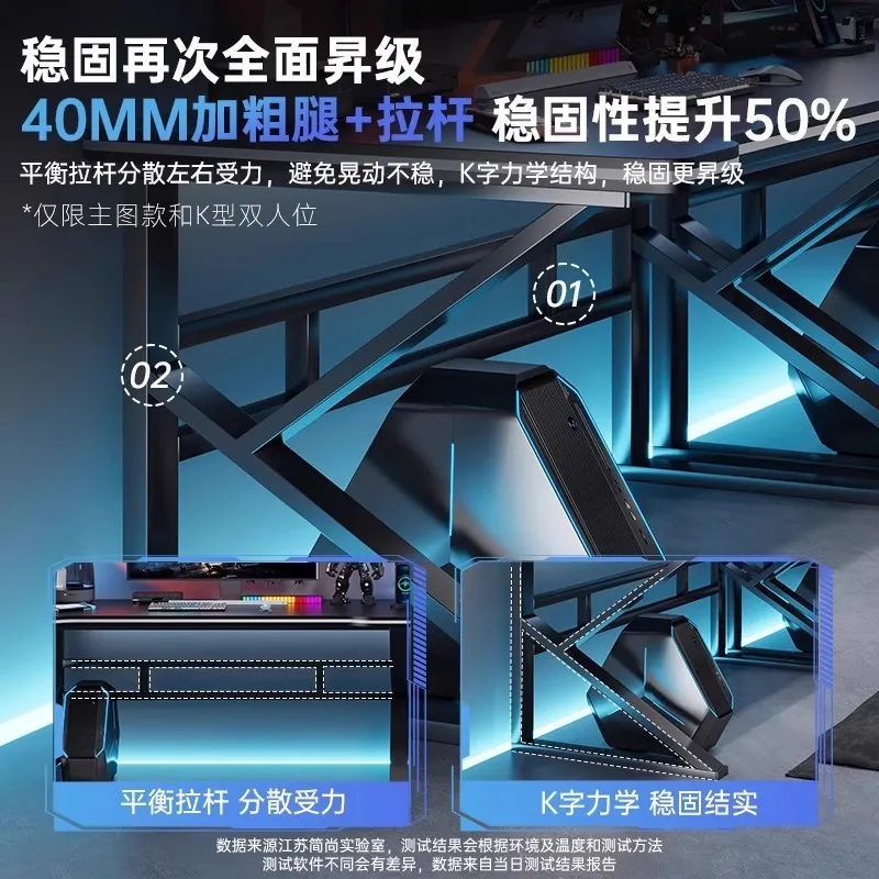 Escritorio Doble para Videojue - Desk Setup Bedroom reseña y precio