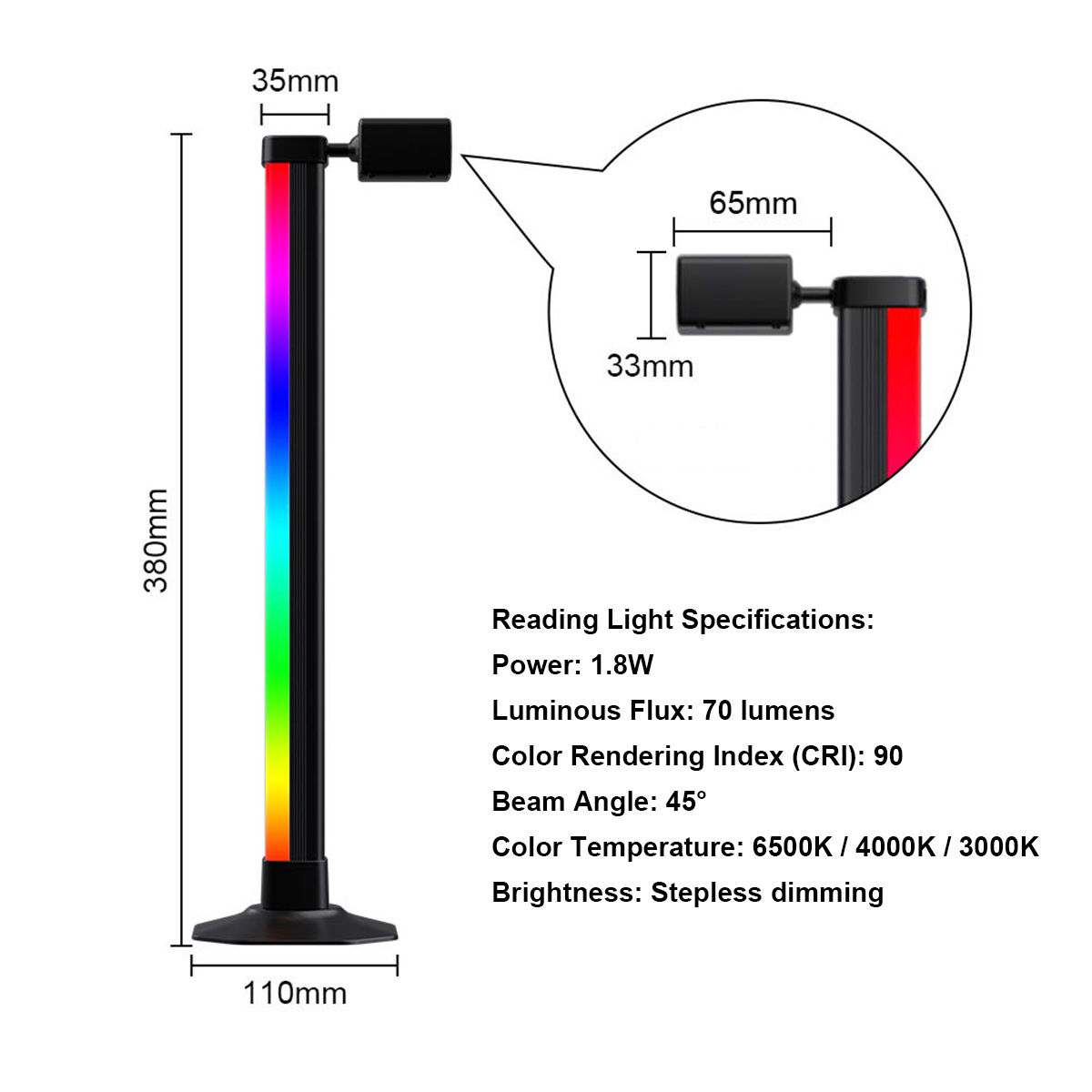 Barra de luz inteligente LED R - Desk Setup Bedroom reseña y precio