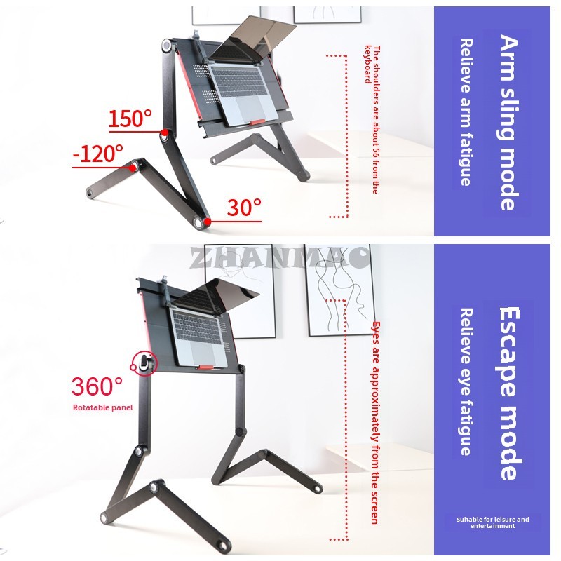 Lying Flat en la cama, escrito - Desk Setup For Laptop reseña y precio