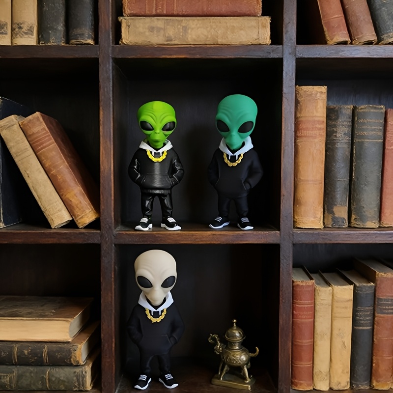 Figura de alienígena verde de  - Desk Setup Home reseña y precio